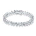 Marquise Cut VVS Moissanite Tennis Bracelet